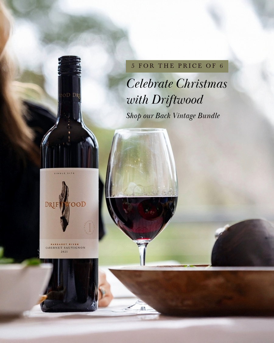 Celebrate Christmas with a Driftwood Back Vintage Six Pack