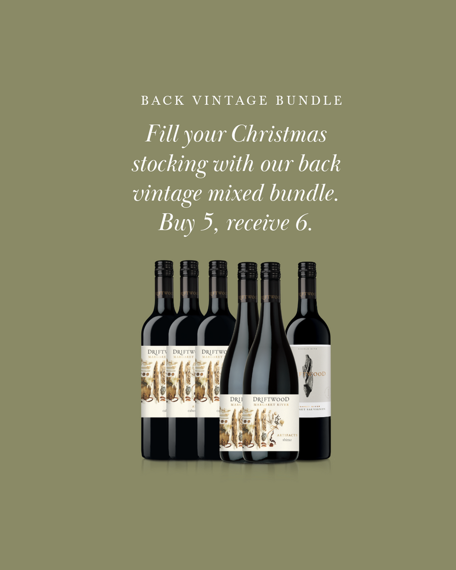 Celebrate Christmas with a Driftwood Back Vintage Six Pack